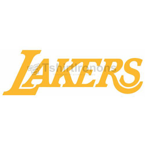 Los Angeles Lakers T-shirts Iron On Transfers N1047 - Click Image to Close